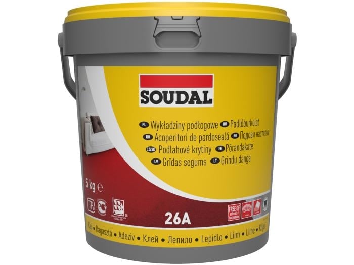 Лепило за подови настилки Soudal 26А / 5 кг