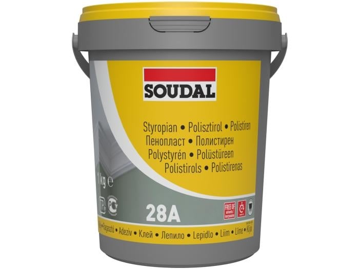 Полистиреново лепило Soudal 28А 1кг