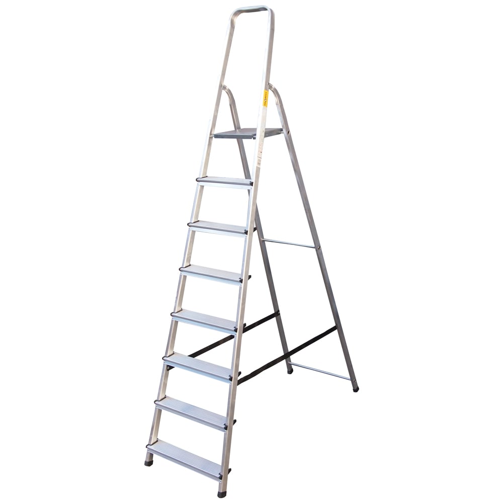 Алуминиева стълба Multisystem 125 кг / 7+1 стъпала