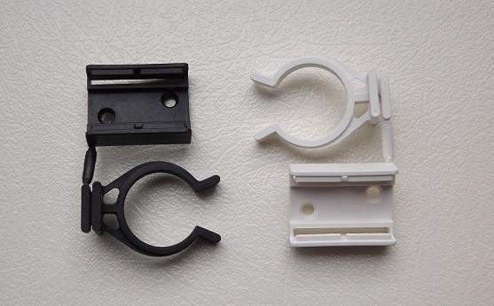 PVC клипс за крак база 4 броя черен