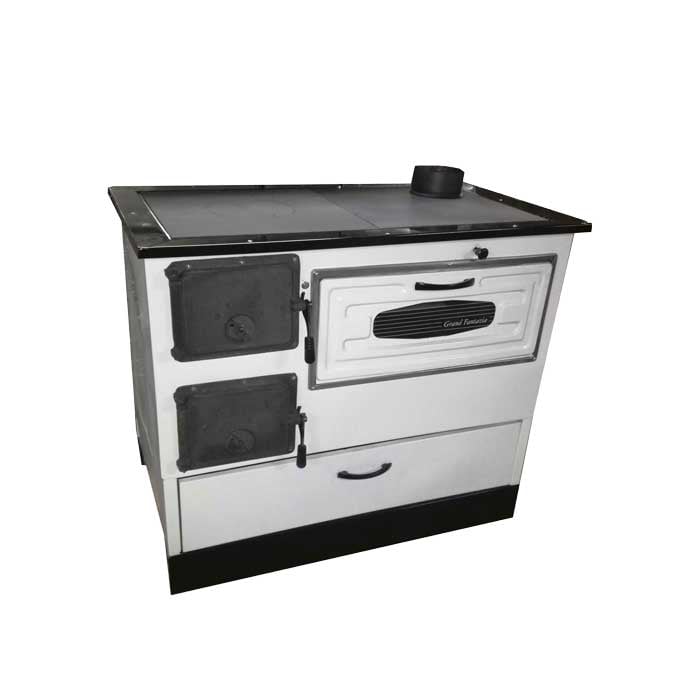 Готварска печка Гранд Фантазия бяла 8.4 kW