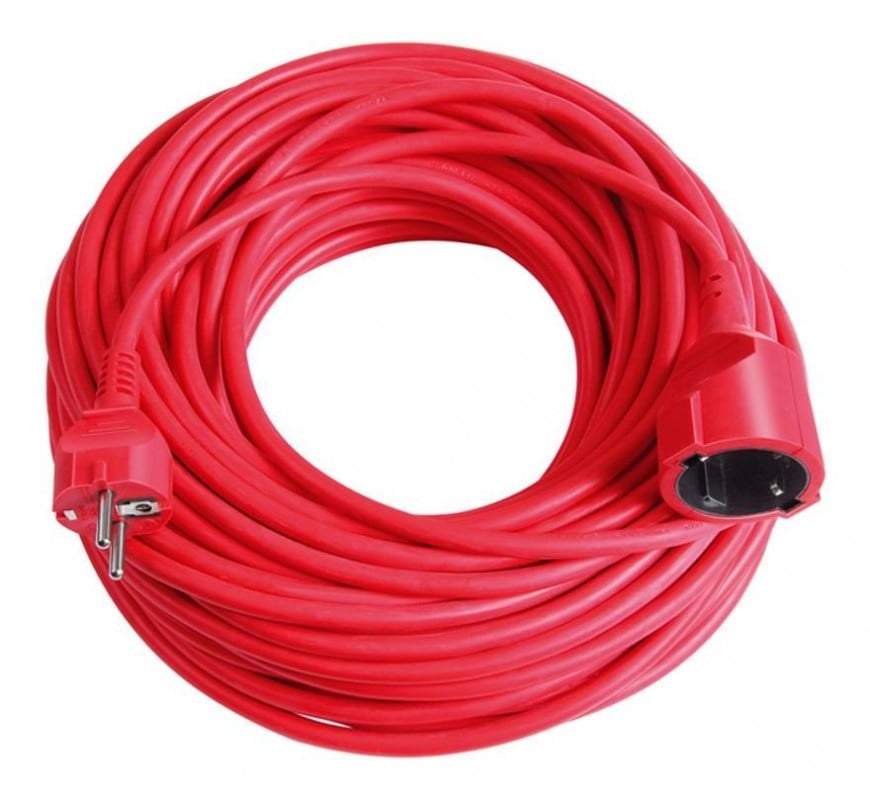 Кабелен удължител Brennenstuhl 3G1,5 червен / 25м