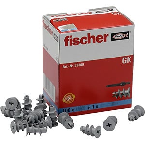 Пластмасов дюбел за гипсокартон Fischer GK