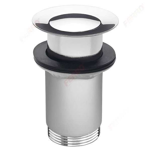 Витло месинг хром без преливник 1 1/4'' Ferro S283B