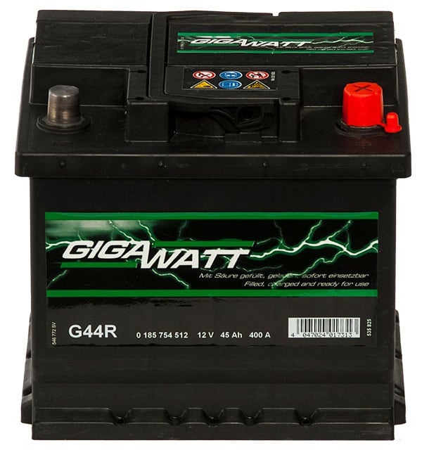 Стартерен акумулатор Gigawatt 45Ah / 400A