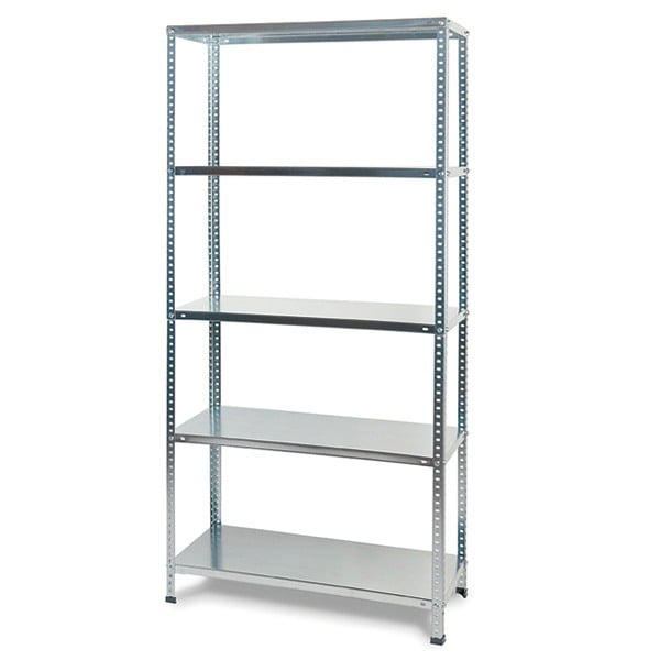 Метален стелаж сив Mega 40 / 200x100x40 cm, до 100kg на рафт