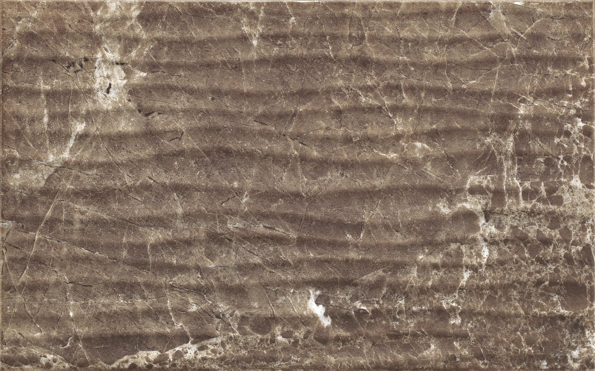 Стенна плочка Cersanit Piedra PS202 Brown Structure 25х40 G1