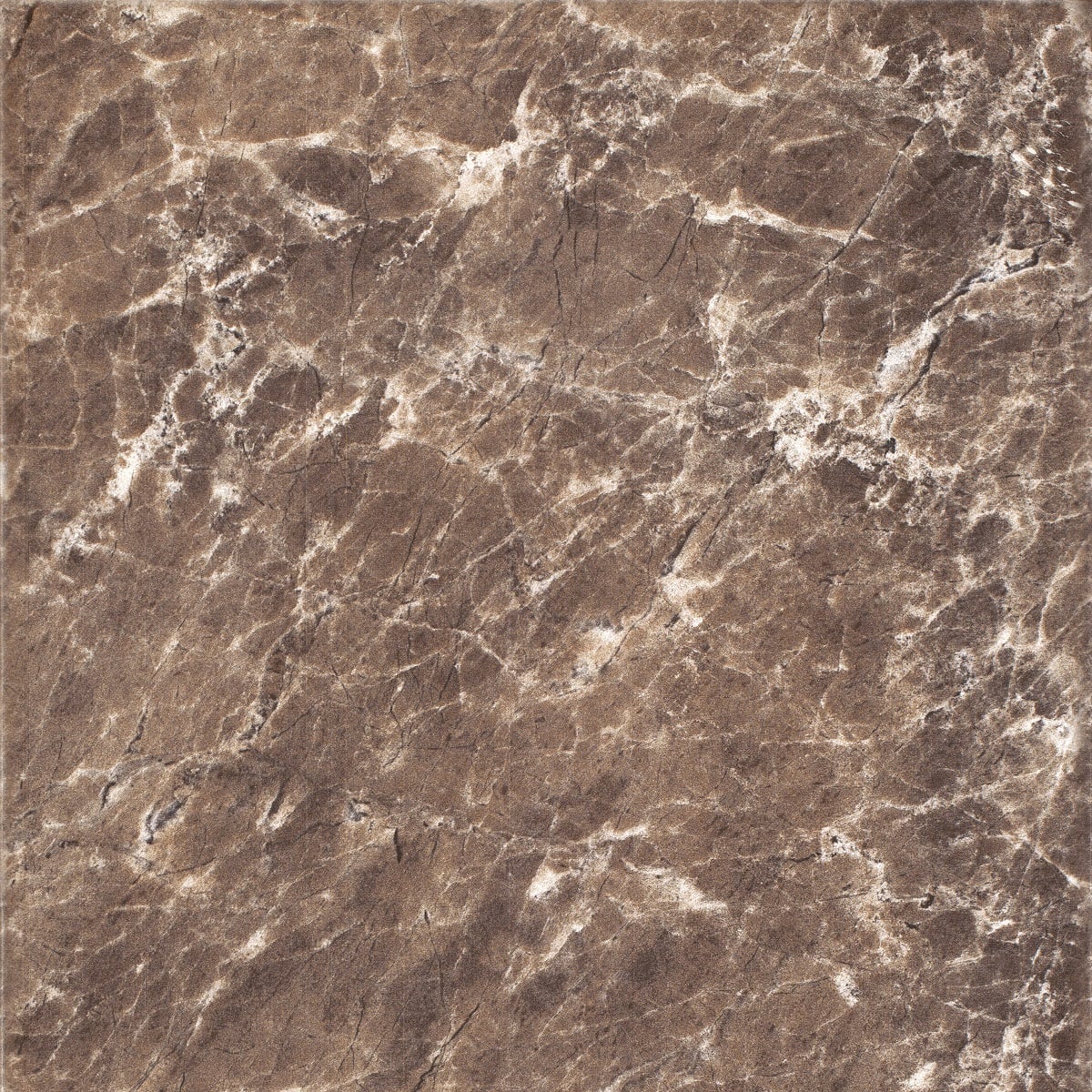 Глазиран гранитогрес Cersanit Piedra GPT449 Brown Micro 42х42 G1