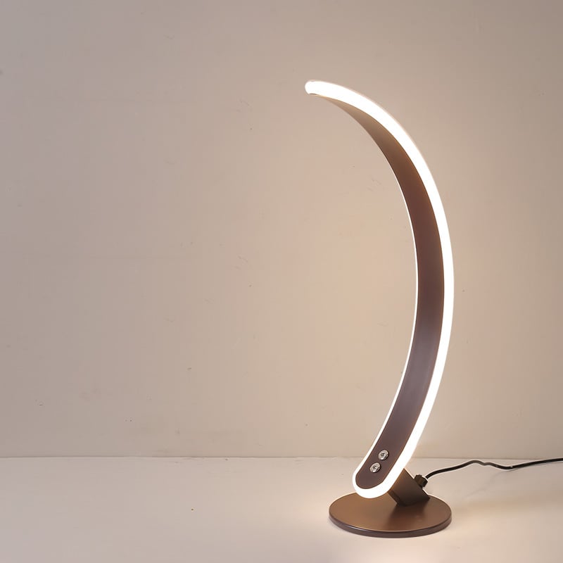 LED настолна лампа кафява SE-T5815CF