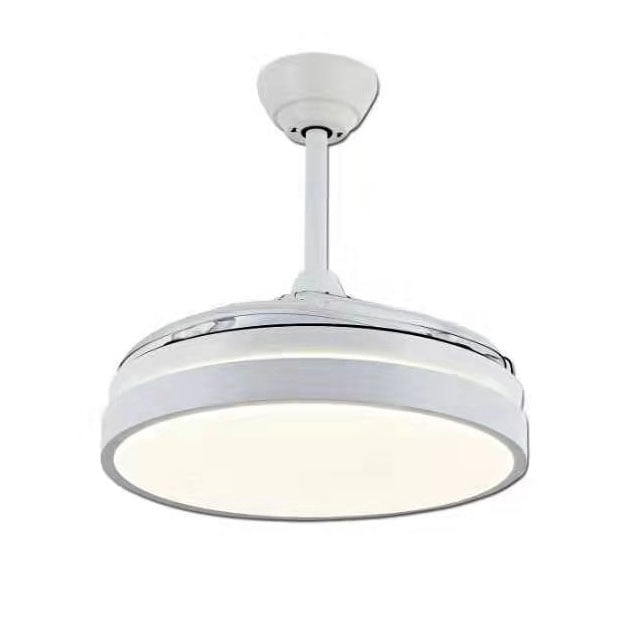 Таванен вентилатор с LED осветление и дистанционно Ziel Lighting KGFS-050 бял ф107см 60W