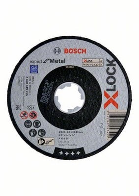 Диск за рязане Bosch Pro Metal X-Lock 125x2,5x22,23мм