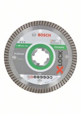 Диамантен диск Bosch Pro Ceramic X-Lock 125x22.23x1,4x7мм