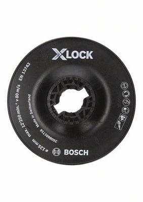Гумена подложка Bosch X-Lock твърда 125мм