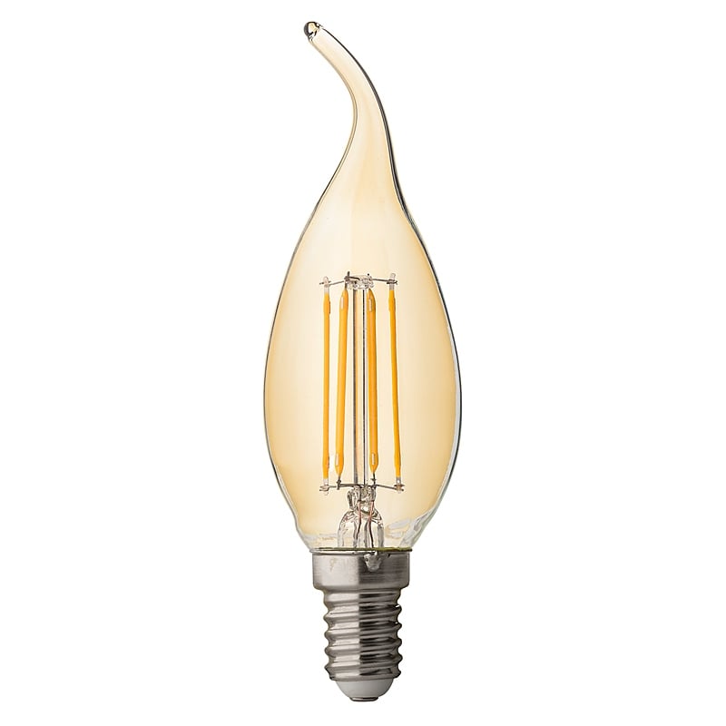 LED крушка filament UltraLux E14 4W 2500K 