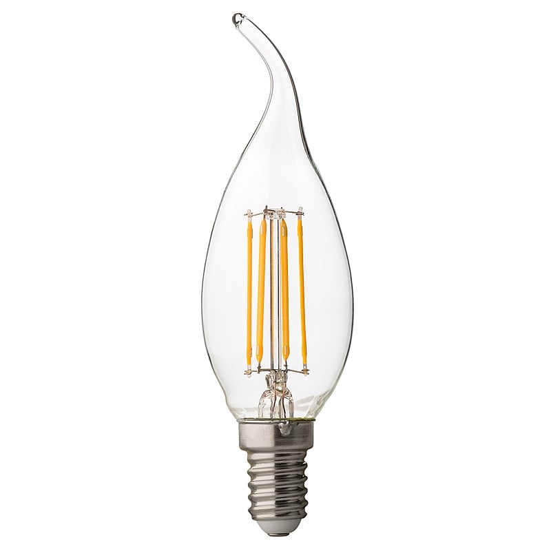 LED крушка filament UltraLux E14 4W 4200K 