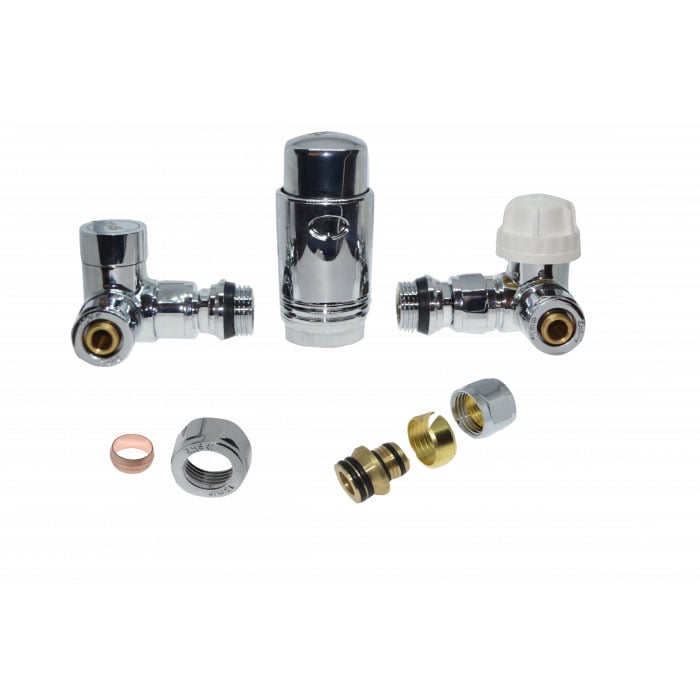 Сет за лира THS Thermostyle Cayman-5T Chrome 1/2"х16мм и 1/2"x15мм 