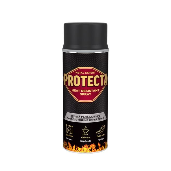Топлоустойчив спрей Protecta (BG/RO) бял 400мл