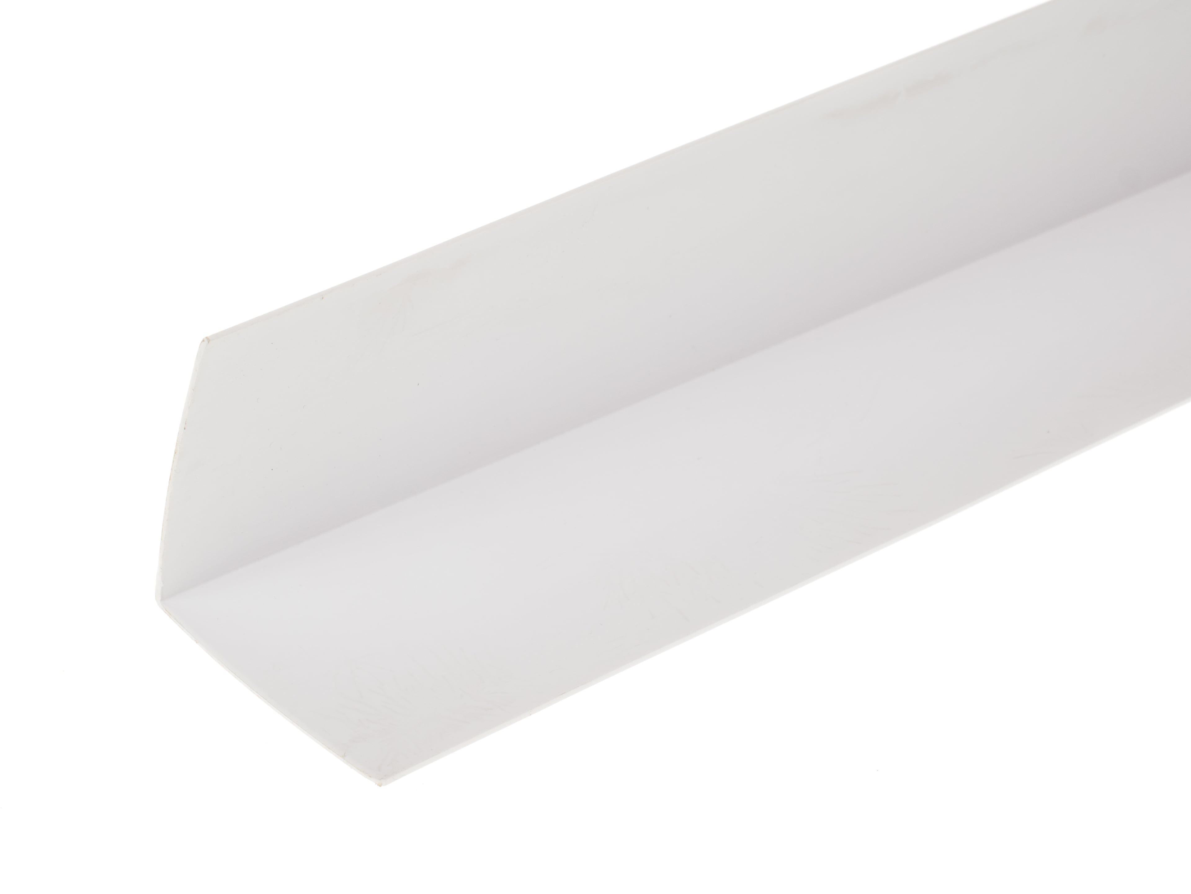 PVC ъглов V-профил Salag 40х40мм бял 2.9 м