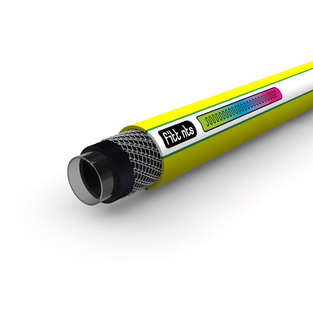 Четирислоен градински маркуч Fitt NTS Tobby 1/2" 25m