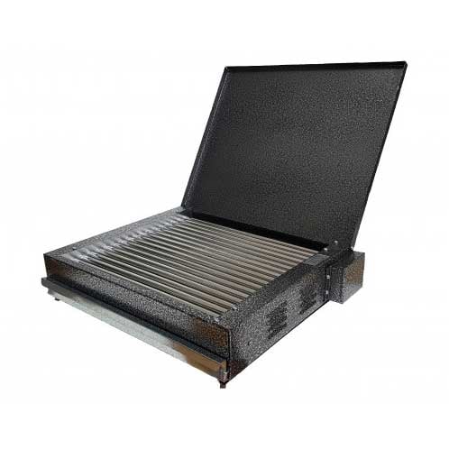 Електрическа скара с капак Rubino 2750W неръждаема