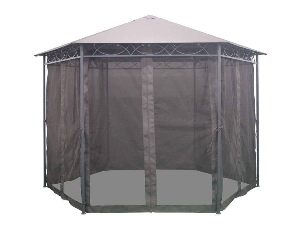Метален шестоъгълен павилион My Garden TLC096-HEX-D1 Butternut 3.5m