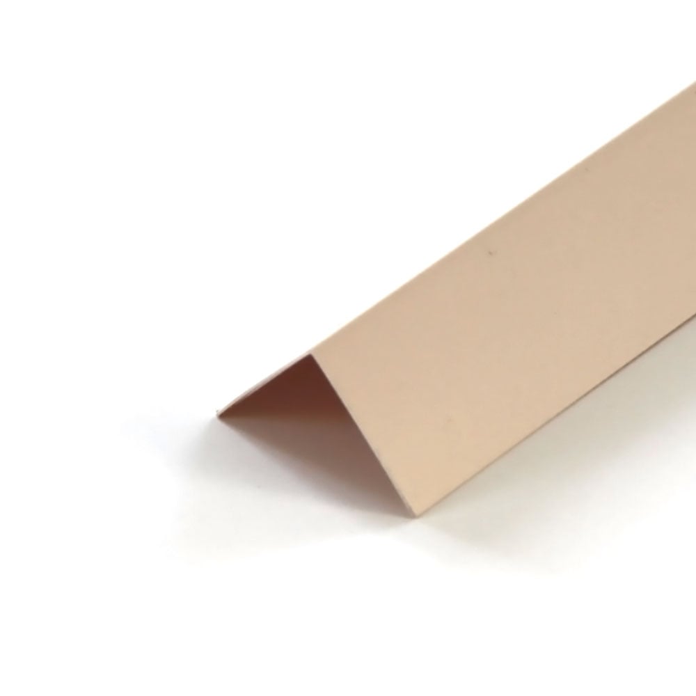 PVC V-профил Ideal 008 Слонова кост 15х15mm 2.7m