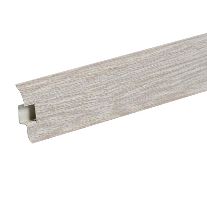 PVC перваз с кабел канал Ideal Optima 55/252 бяла ела 2.5м