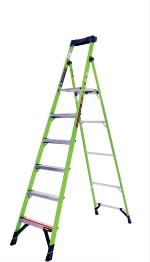 Сгъваема стълба от фибростъкло Little Giant MightyLite 6 стъпала  
