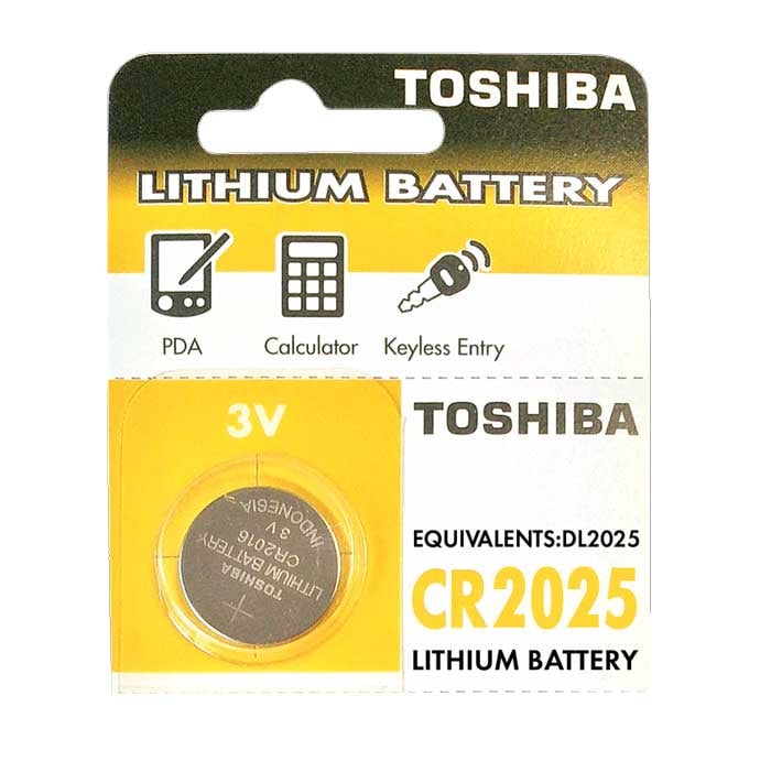 Литиева батерия копче Toshiba CR2025 / 3V
