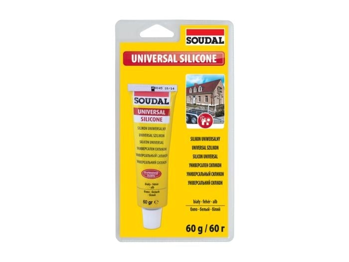 Универсален силикон Soudal бял 60г