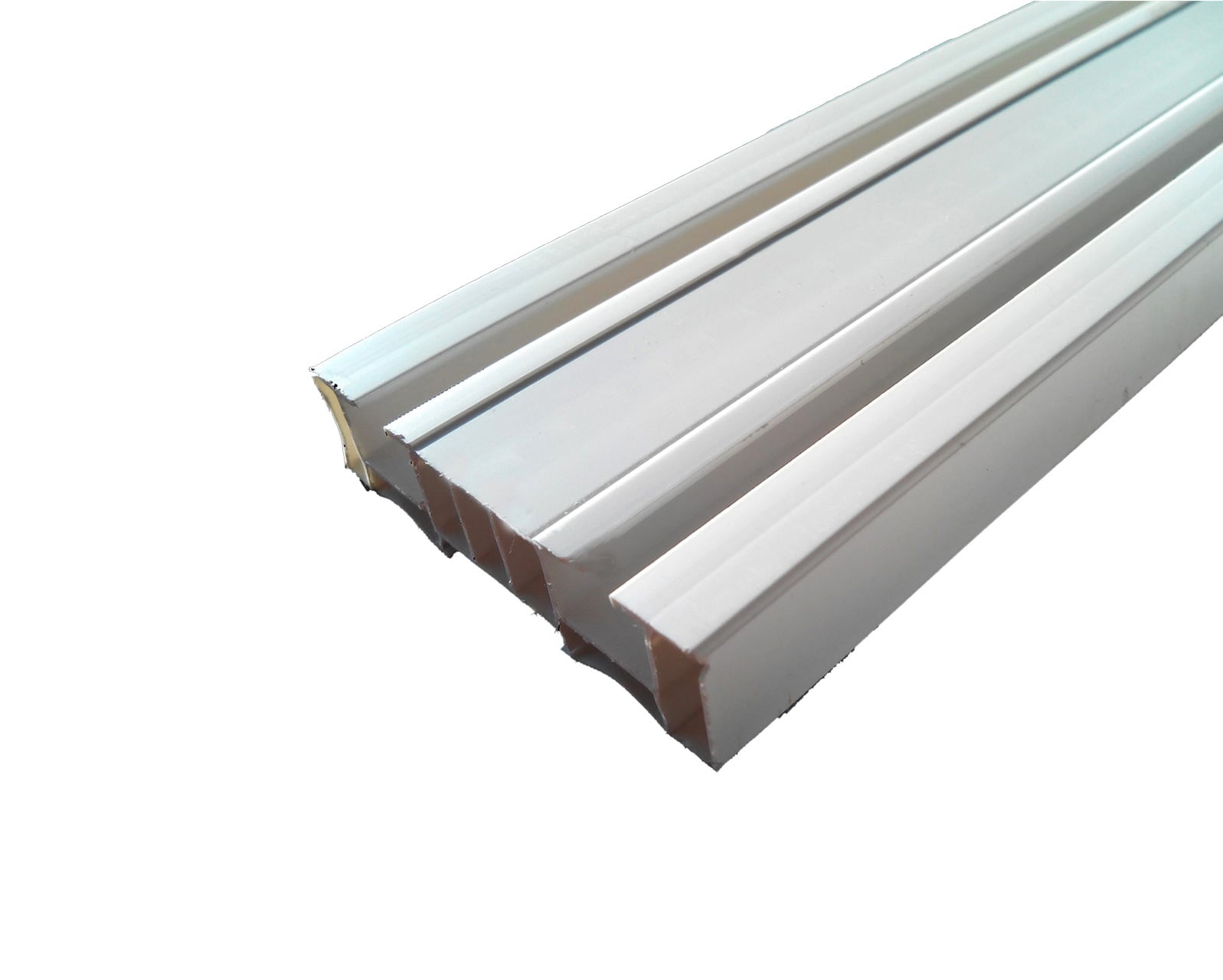 Двуканален PVC корниз 2м бял 
