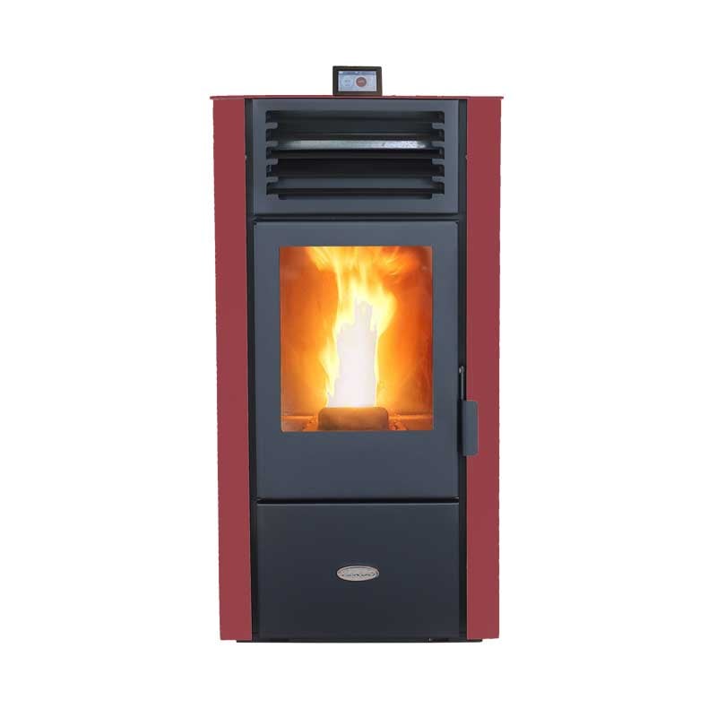 Пелетна камина Verso VPBS8 burgundy 8 kW суха 