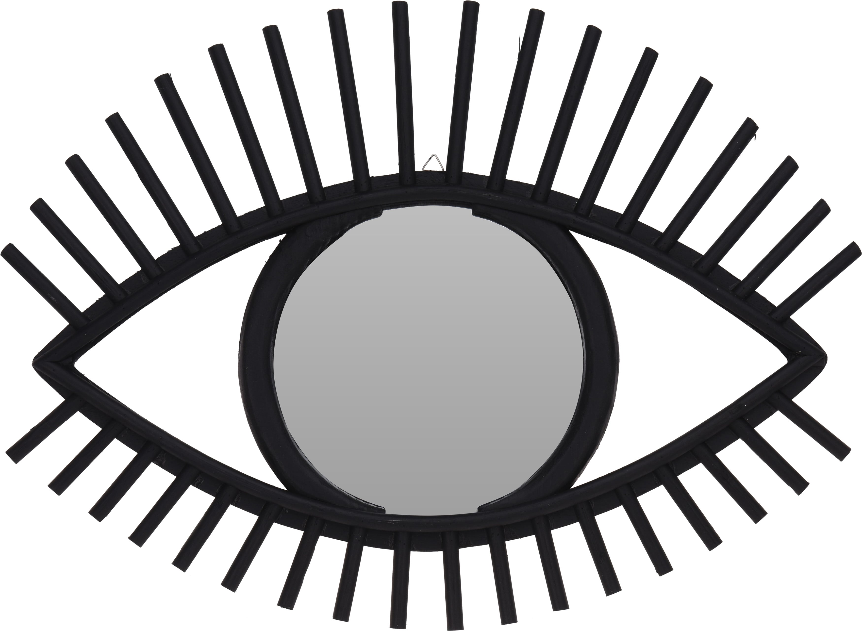 Огледало Eye Бамбук 50 см Черно