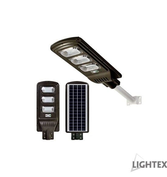 Соларен LED уличен осветител със сензор 90W 5000K IP65