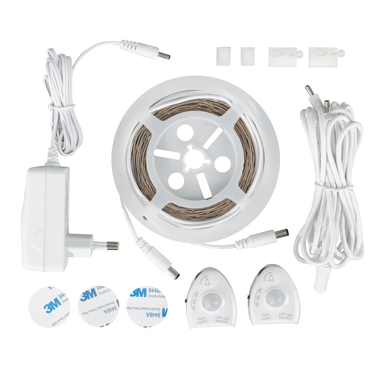 LED осветление за легло със сензор двустранен UltraLux 3W/m 4000K 