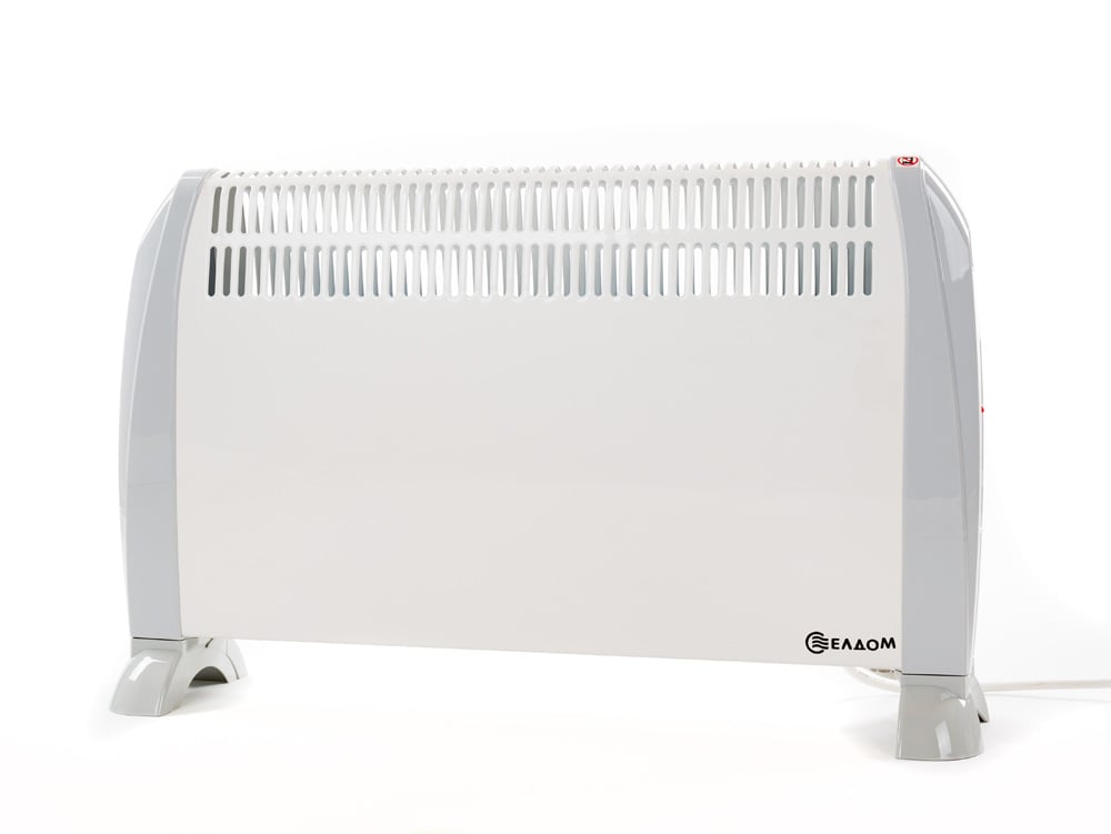 Стоящ конвектор с вентилатор Елдом CFV2000 Бял / 2000 W