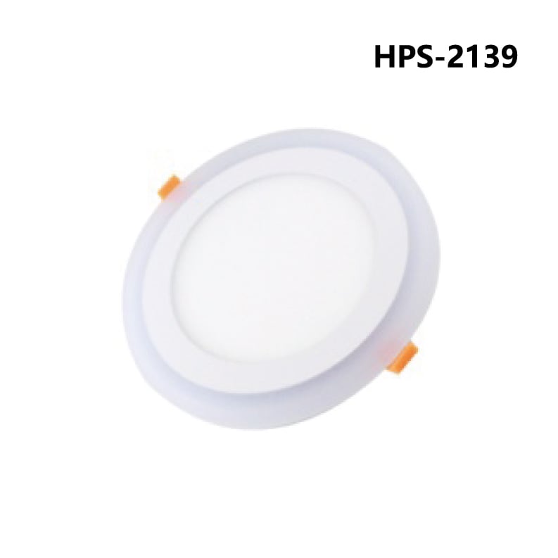 LED панел за вграждане LEDMax AMHPS-2139 два кръга на светене 6W+3W   