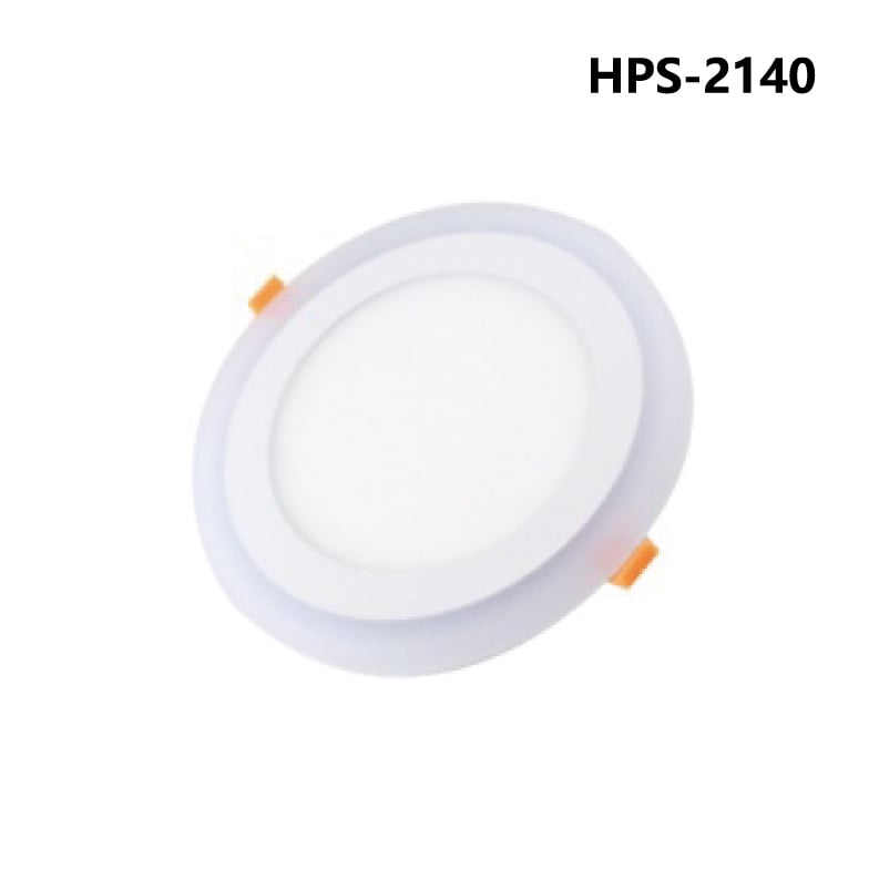 LED панел за вграждане LEDMax AMHPS-2140 два кръга на светене 12W+4W 