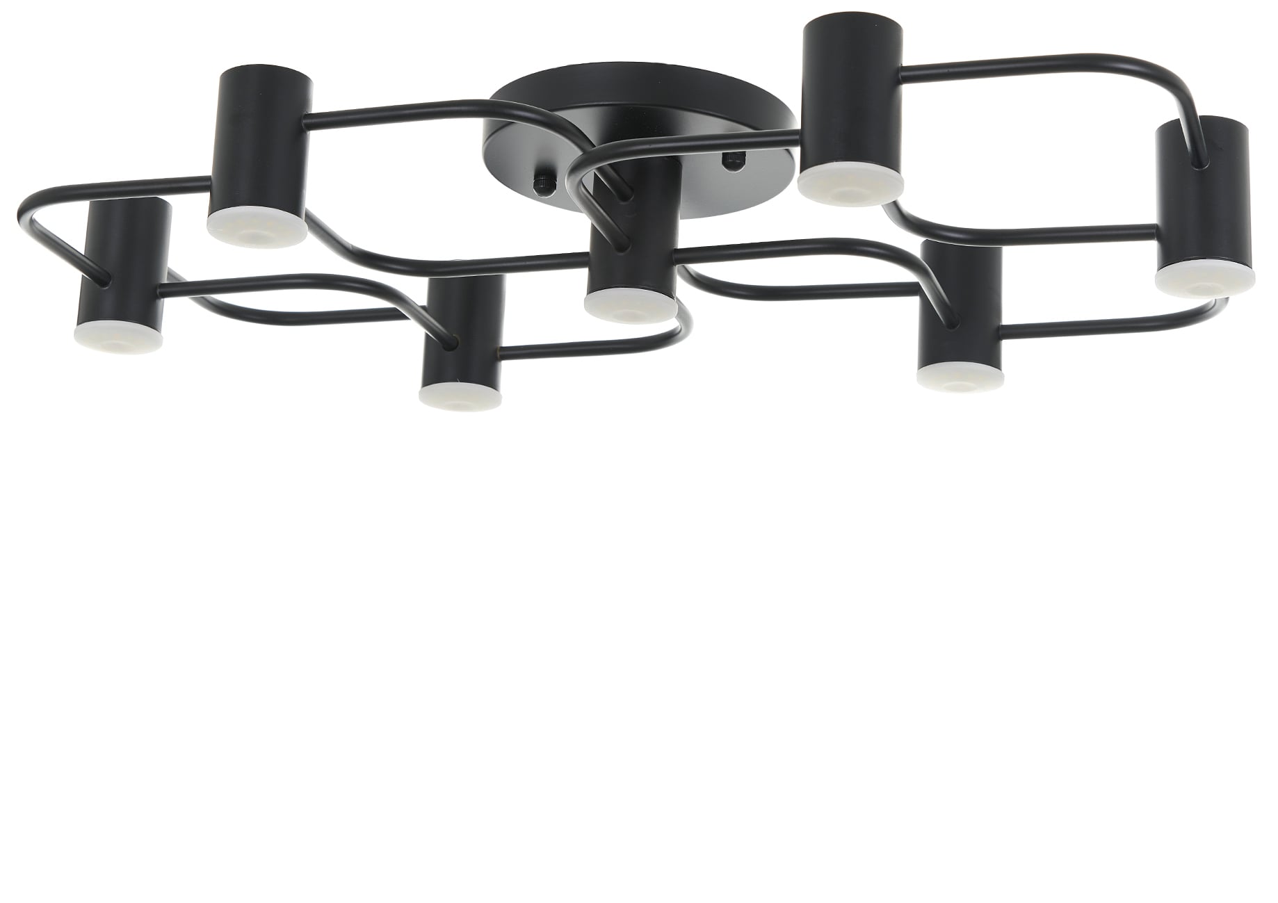Плафон Атом EL 2186/7 BK LED 7х5W черен 3000K/4000K/6000K