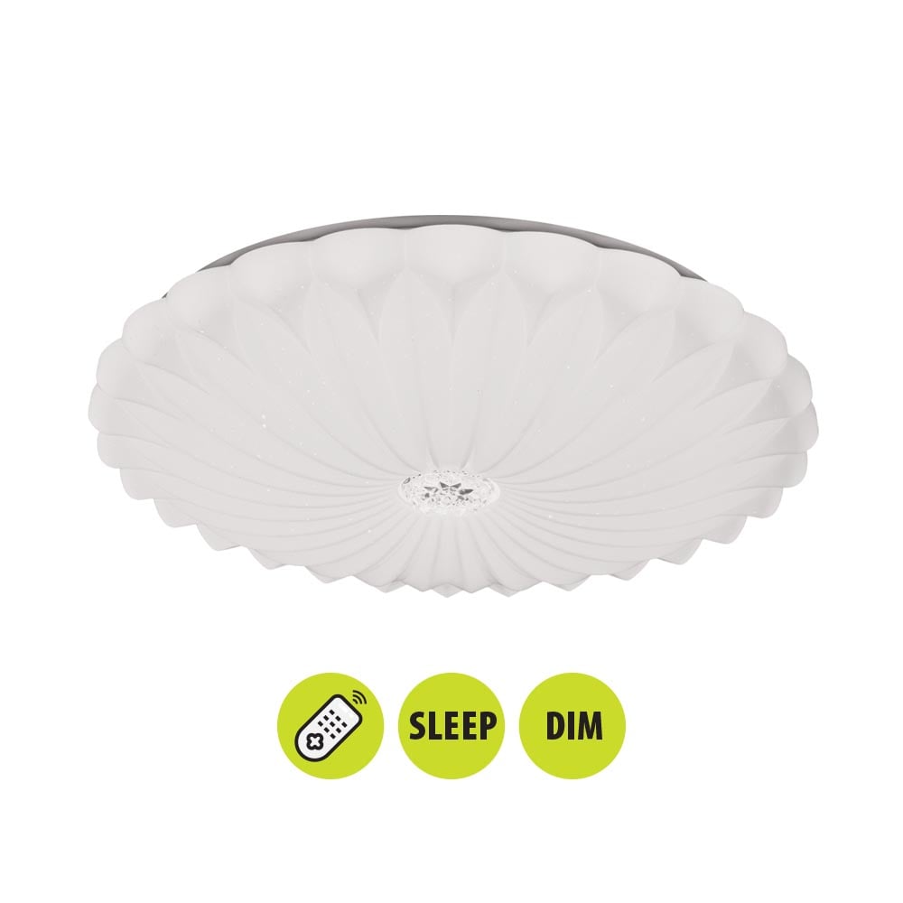Мултифункционален LED плафон с дистанционно Vivalux Kate 60W / 3000-6400K