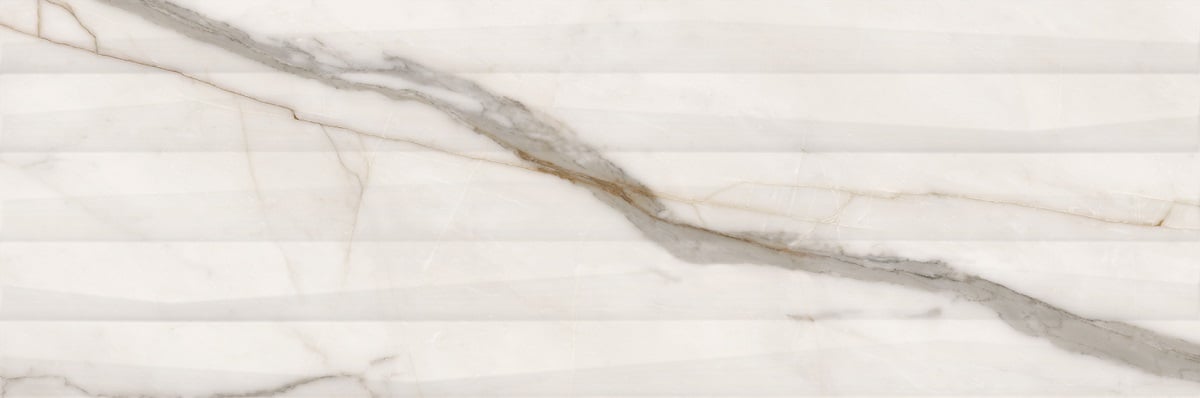 Стенна плочка Cosima White Structure Satin G1 39,8x119,8см