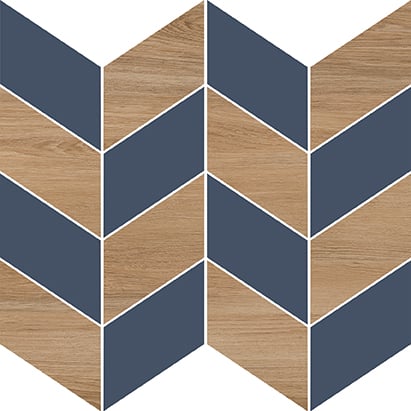 Стенни декоративни плочки Love You Navy Full Mosaic Satin ND1034-004 / 29x29см