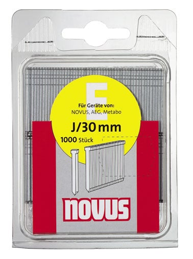 Гвоздеи за такер тип J Novus 1.2х30 мм / 1000 броя