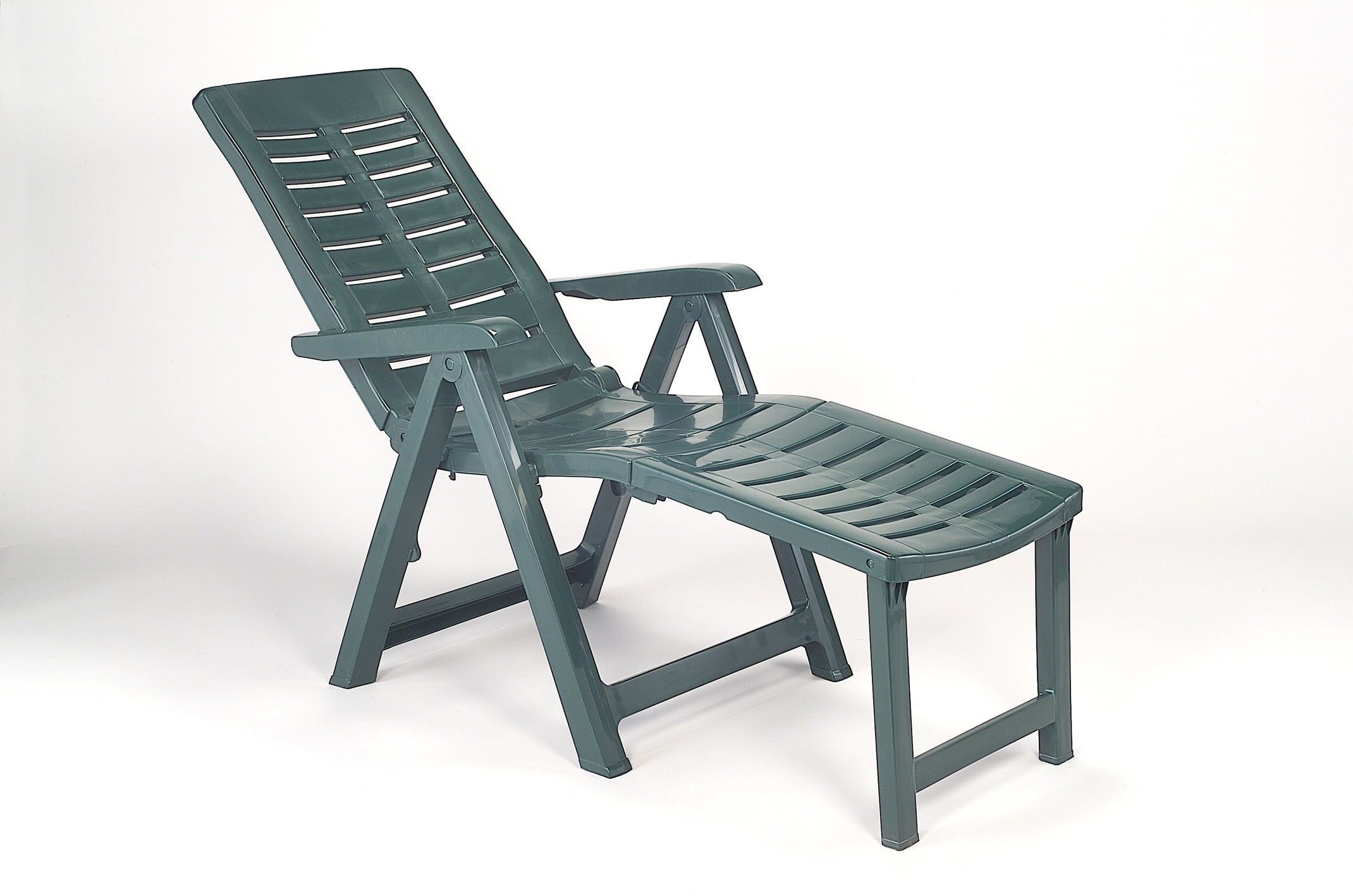 Градински PVC стол Arizona ARI036VE сгъваем зелен 60x108x109см