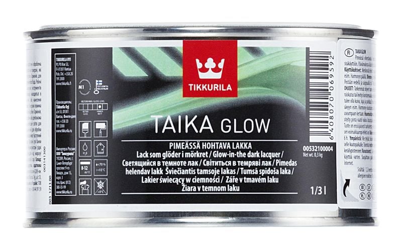 Фосфоресцентна боя Taika Glow 0,33л