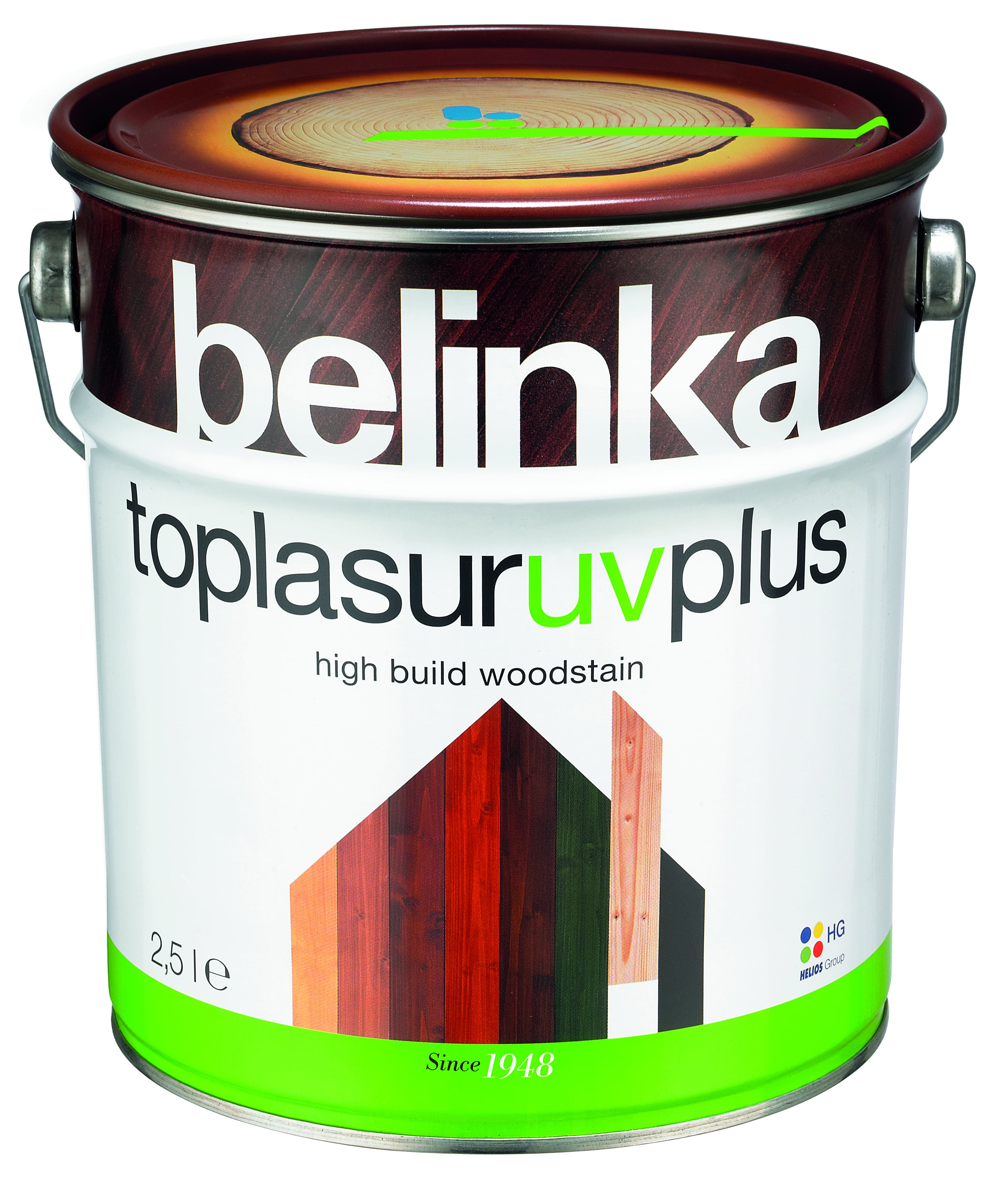 Лазурен лак за дърво Belinka Toplasur UV Plus дъб 2,50 л