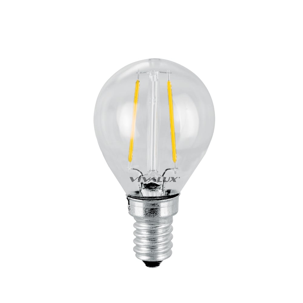 LED крушка Vivalux филамент GF45 E14 4W 4000K