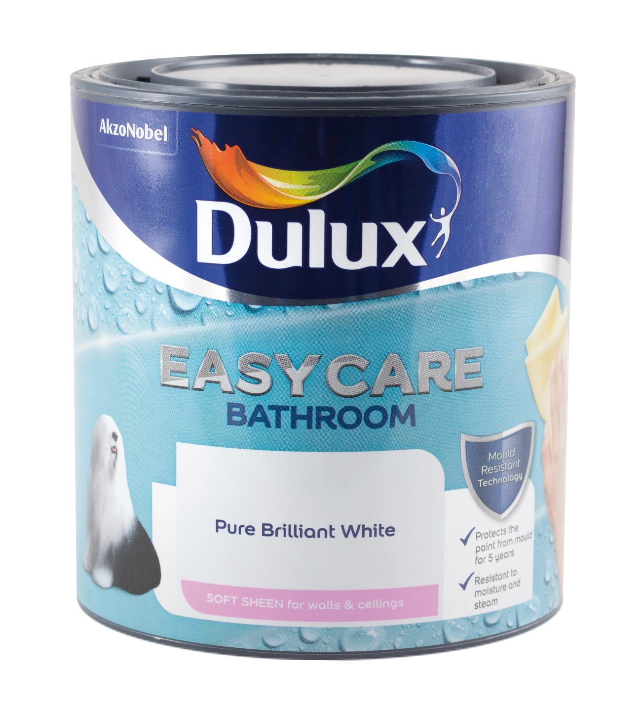Боя за влажни помещения Dulux Bathroom+ Soft Sheen 1л