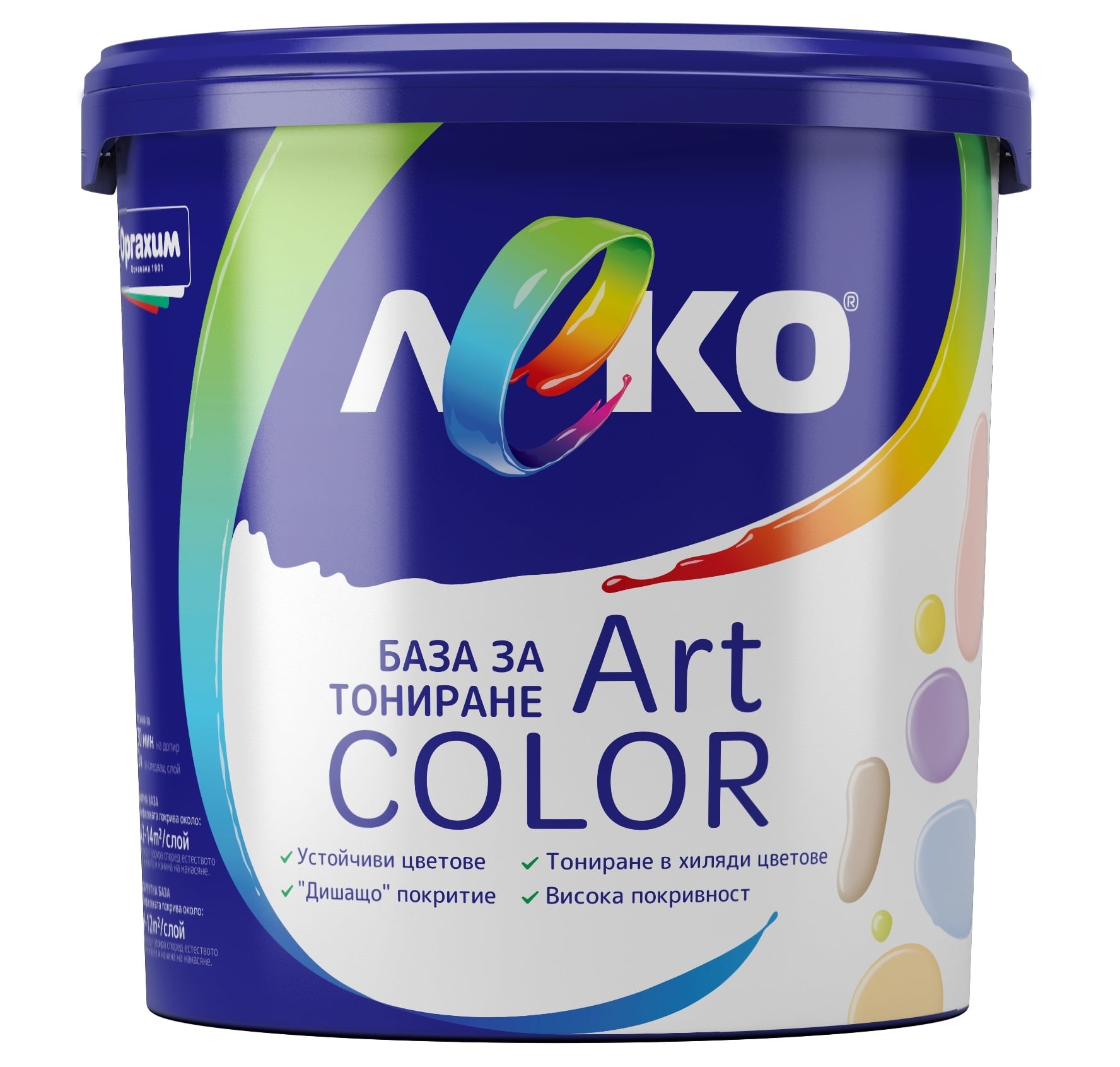 Транспарентна база за тониране Леко Art Color 0.95л