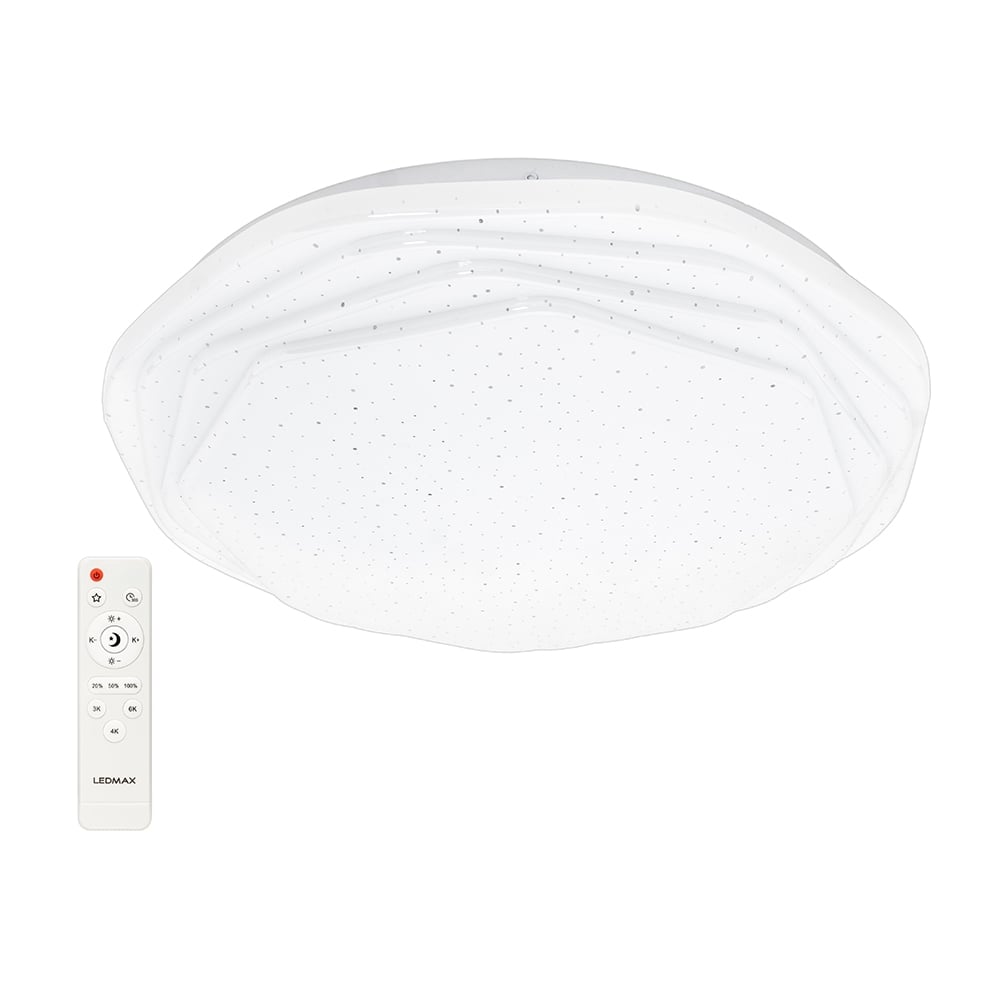 LED плафон Ripple + дистанционно управление 24W ø38,5см